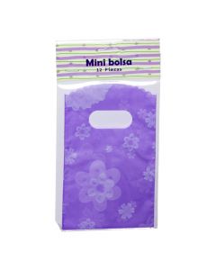 Bolsa estampado flores lila