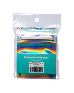 Bolsa cierre hermético plateado