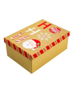 Caja navideña compacta multicolor