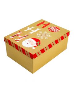 Caja navideña Santa Ho Ho Ho