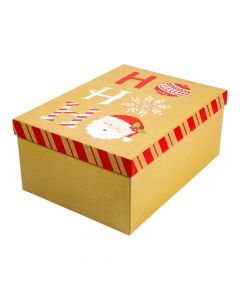 Caja navideña Santa Ho Ho Ho