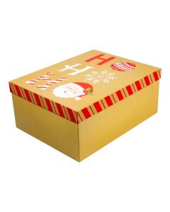 Caja navideña Santa Ho Ho Ho