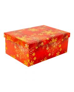 Caja navideña compacta multicolor