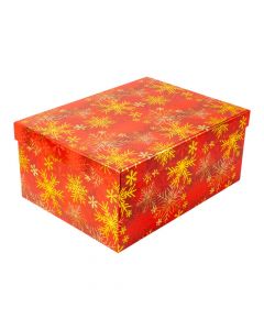 Caja navideña copo de nieve