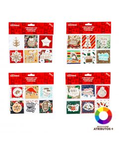 Colillas navideñas con figura 3D