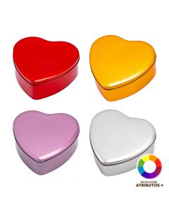 Caja metálica corazón 340ml
