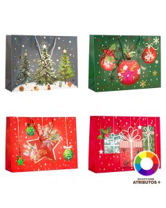 Bolsa regalo navideña XL