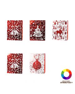 Bolsa regalo navideña surtida