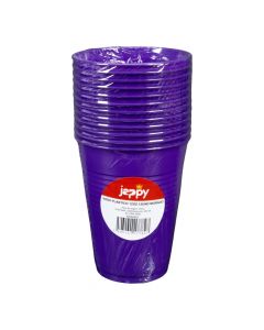 Vaso plástico morado 12oz