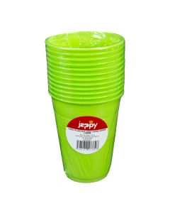 Vaso plástico verde limón 12oz