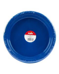 Plato plástico azul 9pulg