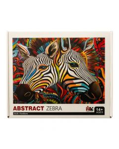 Rompecabeza zebra abstracto