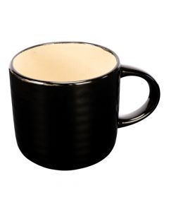 Jarra porcelana negra 12 oz