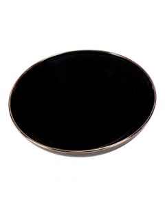 Bowl porcelana negro 8 pulg