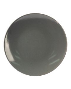 Plato porcelana gris 75 pulg