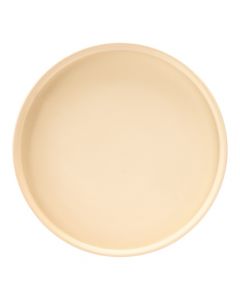 Plato porcelana beige 105 pulg