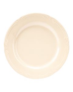 Plato porcelana beige 105 pulg