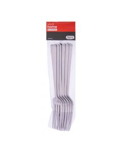 Tenedores acero inoxidable, 6 pcs