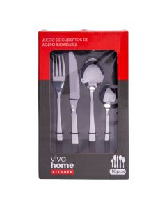 Cubiertos acero inoxidable, duraderos