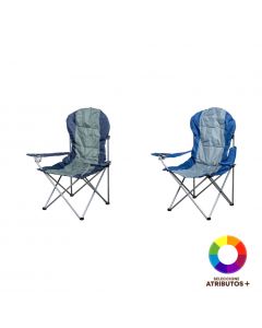 Silla plegable bicolor