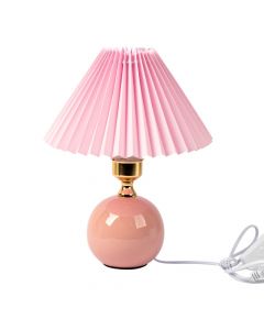 Lámpara creativa color rosa.