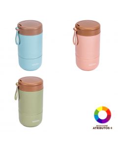 Termo plástico con accesorios