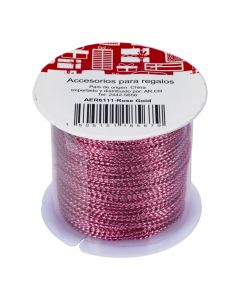 Cuerda tela 1mm rosado