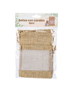 Set de bolsas de yute