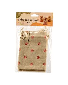 Bolsas tela estampado flores