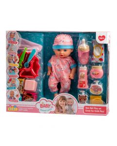 Muñeca bebé con accesorios