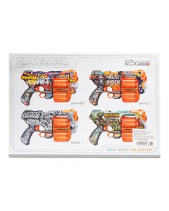 Pistola plástica multicolor