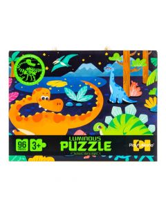 Rompecabezas luminoso de dinosaurio