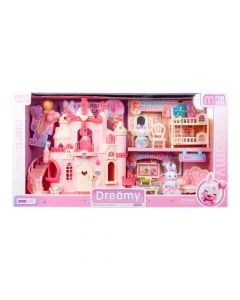 Castillo plástico con accesorios