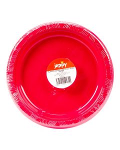 Plato liso fucsia 7 pulgadas