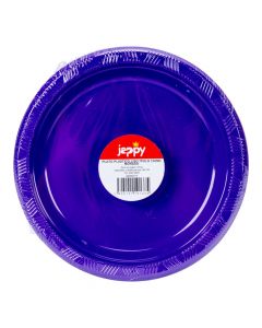 Plato plástico color morado