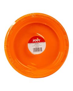 Plato plástico naranja 7pulg