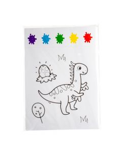 Hojas para colorear dinosaurios