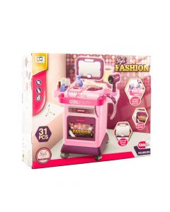 Estación belleza con accesorios