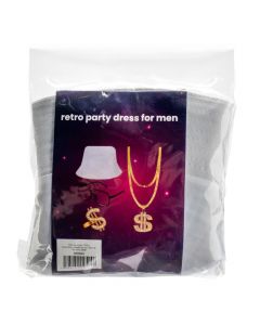 Disfraz retro con accesorios