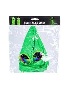 Máscara alien verde