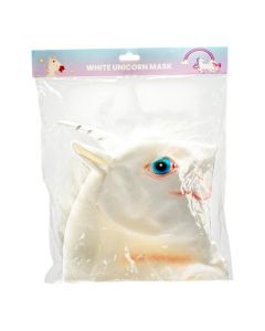 Máscara unicornio blanco