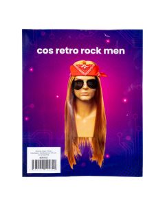 Disfraz retro rock hombres