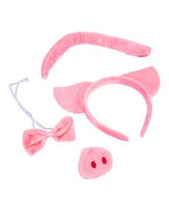 Set disfraz cerdito rosado