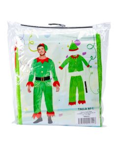 Disfraz duende verde+rojo