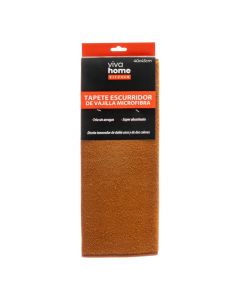Tapete escurridor marrón 40x45 cm
