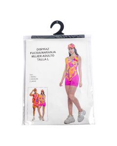 Disfraz entrenadora 80s multicolor