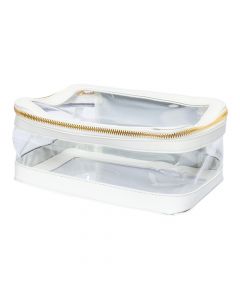 Bolso cosmético transparente
