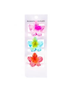 Prensa plástica diseño flor