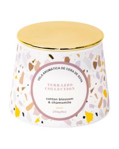 Vela algodón y manzanilla 250g