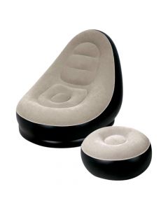 Sillon inflable y reposa pies